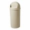 Rubbermaid Commercial Marshal 15 gal Round Indoor Plastic Can, Beige, None, Plastic, Not Applicable FG816088BEIG - alternate 4