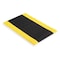 Notrax Antifatigue Mat, 3 ft. L x 2 ft. W, 3/8" Thickness, Closed Cell PVC Foam, Pebble, Black/Yellow 415S0023BY - alternate 2