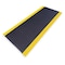 Notrax Antifatigue Mat, 12 ft. L x 3 ft. W, 3/8" Thickness, Closed Cell PVC Foam, Pebble, Black/Yellow 415S0312BY - alternate 2