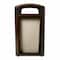 Rubbermaid Commercial Landmark Series(R) 50 gal Square Outdoor Can, Sable, None, Plastic, 26 in FG397500SBLE - alternate 4