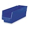 Akro-Mils Shelf Storage Bin, Plastic, Blue, 4 in H, 2 3/4 in W, 11 5/8 in L 30110BLUE - alternate 7