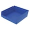 Akro-Mils Shelf Storage Bin, Plastic, Blue, 4 in H, 11 1/8 in W, 11 5/8 in L 30170BLUE - alternate 1