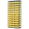 Akro-Mils Shelf Storage Bin, Plastic, 4 1/8 in W x 4 in H x 11 5/8 in L, Yellow 30120YELLO - alternate 6