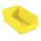 Akro-Mils Shelf Storage Bin, Plastic, Yellow, 4 in H, 11 1/8 in W, 11 5/8 in L 30170YELLO - alternate 7