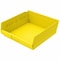 Akro-Mils Shelf Storage Bin, Plastic, Yellow, 4 in H, 11 1/8 in W, 11 5/8 in L 30170YELLO - alternate 5