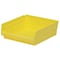 Akro-Mils Shelf Storage Bin, Plastic, Yellow, 4 in H, 11 1/8 in W, 11 5/8 in L 30170YELLO - alternate 1