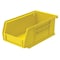 Akro-Mils Hang & Stack Storage Bin, Plastic, Yellow, 3 in H, 4 1/8 in W, 7 3/8 in L 30220YELLO - alternate 1