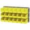Akro-Mils Hang & Stack Storage Bin, Plastic, Yellow, 5 in H, 5 1/2 in W, 10 7/8 in L 30230YELLO - alternate 6