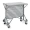 Akro-Mils Steel Mobile Bin Rail Floor Rack, 38 1/2 in D x 36 1/2 in H x 24 in W, Gray 30-812 - alternate 3