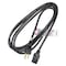 Zoro Select Power Cord, 5-15P, SJT, 10 ft., Blk, 15A, 14/3 5XFL9ID - alternate 1