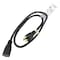 Zoro Select SJT Extension Cord, 16 AWG, Indoor, 16/3, 1 Outlets, 5-15R, Black, PVC, 5-15P, 3 ft 5XFP8ID - alternate 1