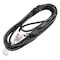Zoro Select Power Cord, IEC C14, SJT, 15 ft., Blk, 10A, 18/3 5XFT3ID - alternate 1