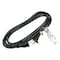 Zoro Select SJT Extension Cord, 16 AWG, Indoor, 16/3, 1 Outlets, 5-15R, Black, PVC, 5-15P, 10 ft 5XFR0ID - alternate 1