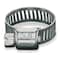 Zoro Select Hose Clamp, 301 Stainless Steel, Perforated Band, 5 in, 5/8 in Clamping Dia, PK10 6202 - alternate 2