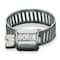 Zoro Select Hose Clamp, 301 Stainless Steel, Perforated Band, 5 in, 5/8 in Clamping Dia, PK10 6202 - alternate 1