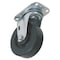 Zoro Select Swivel Plate Caster, Rubber, 5 in., 330 lb. 5X730 - alternate 1