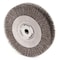 Weiler Crimped Wire Wheel Wire Brush, Arbor, 8" 93123 - alternate 1