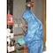 Viroguard Chemical Resistant Coveralls, Hooded Coverall, M, Fabric, Elastic Wrist, Attached Boots Ankle, Blue 2404-M - alternate 3
