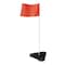 Checkers Warning Whip, Orange Whip, Orange Flag, 1 in dia Fiberglass Whip, Plastic Coated Nylon Mesh Flag FSRR7O-HB - alternate 6