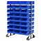 Akro-Mils Steel Bin Rail Floor Rack, 36 in D x 54 in H x 20 in W, Gray 30016 - alternate 2