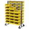 Akro-Mils Steel Bin Rail Floor Rack, 36 in D x 54 in H x 20 in W, Gray 30016 - alternate 4