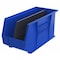 Akro-Mils Hang & Stack Storage Bin, Plastic, Blue, 9 in H, 8 1/4 in W, 18 in L 30265BLUE - alternate 3