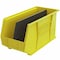 Akro-Mils Hang & Stack Storage Bin, Plastic, Yellow, 9 in H, 8 1/4 in W, 18 in L 30265YELLO - alternate 3