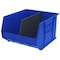 Akro-Mils Hang & Stack Storage Bin, Plastic, Blue, 11 in H, 16 1/2 in W, 18 in L 30270BLUE - alternate 6