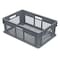Akro-Mils Vented & Stackable Straight Wall Storage Container, 13.3 gal, Gray, Industrial Grade Polymer 37608GREY - alternate 1