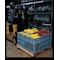 Akro-Mils Vented & Stackable Straight Wall Storage Container, 13.3 gal, Gray, Industrial Grade Polymer 37608GREY - alternate 2