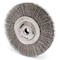 Weiler Crimped Wire Wheel Wire Brush, Arbor, 7" 93491 - alternate 1