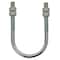 Zoro Select Round U-Bolt, 1/4"-20, 1 1/8 in W, 3 3/16 in H, Plain Stainless Steel U17277.025.0075 - alternate 1