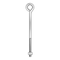 Zoro Select Routing Eye Bolt Without Shoulder, 1/4"-20, 1 1/2 in Shank, 1/2 in ID, Steel, Black Oxide, 10 PK 11608 4 - alternate 1