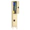 Tennsco Wardrobe Locker, 12 in W, 18 in D, 78 in H, (1) Wide, (2) Tier, Sand DTS-121836-1SAND - alternate 8