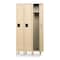 Tennsco Wardrobe Locker, 36 in W, 18 in D, 78 in H, (1) Tier, (3) Wide, Sand STS-121872-3 SAND - alternate 1