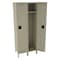 Tennsco Wardrobe Locker, 45 in W, 18 in D, 78 in H, (1) Tier, (3) Wide, Sand STS-151872-3 SAND - alternate 1