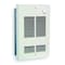 Dayton Compact Electric Wall Mount Heater, 14-1/2 in H Grille, Recessed, 1500W, 120V AC, 1-Phase, White 5ZK68 - alternate 1