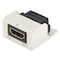 Panduit HDMI Coupler Module, Mini-Com, Off White CMHDMIIW - alternate 1