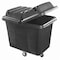 Rubbermaid Commercial Cube Truck Lid, Black, Hinged, 8-1/2inH FG461500BLA - alternate 3