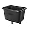 Rubbermaid Commercial Cube Truck, 1/2 cu. yd., 500 lb. Cap, Black FG461400BLA - alternate 6