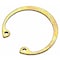 Rotor Clip Internal Retaining Ring, Steel, Zinc Yellow Finish, 1 1/16 in Bore Dia., 50 PK HO-106ST ZD - alternate 1