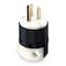 Leviton Straight Blade Plug, NEMA 5-15P, 15 A, 125V AC, 2 Pole, Screw Terminals, Grounded 5266-C - alternate 1
