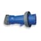 Hubbell Wiring Device-Kellems Pin & Sleeve Plug, 60 A, 120/208V AC, Three Phase, 4 Pole, IEC Grounding, Blue, NEMA Not Rated HBL560P9W - alternate 1
