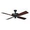 Hunter Indoor/Outdoor Ceiling Fan, 52 In Blade Dia, 5 Blades, 3 Speeds, 120, Black 23838 - alternate 1