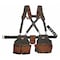 Bucket Boss Tool Belt, Air Lift Suspension Rig, 12 Pocket, 600 Poly Ripstop Fabric, 12 Pockets 50100 - alternate 1