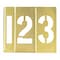 Partners Brand Brass Stencils, Number Only, 1", Brass, PK15 STBN10 - alternate 1