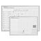 Magna Visual 2 ft.x3 ft. Schedule Planner Board Kit ML-234 - alternate 1