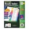 Avery Dennison Table of Contents Index Dividers 12 Tab, PK3 11083 - alternate 1