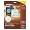 Avery Dennison 2-1/2" Dia. Gloss White Print to the Edge Round Labels, Pk90 22830 - alternate 1