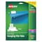 Avery Dennison Hanging File Tabs, White, Pk90 5567 - alternate 1